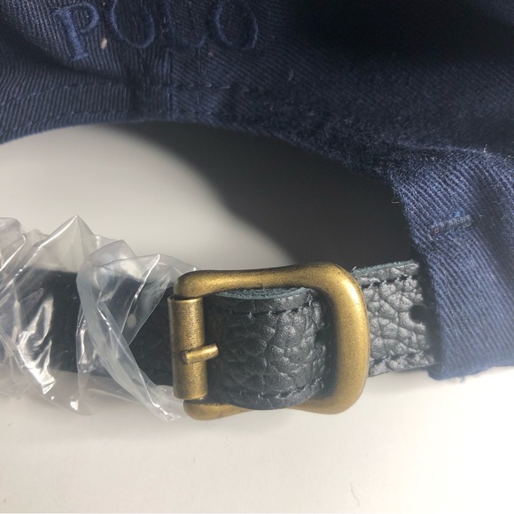 🧢NEW🧢 Polo Ralph Lauren Baseball Cap wi/ adj Leather Strap Closure -Authentic - Picture 6 of 7